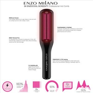 Enzo Milano SX Enzocool  Professional Hot Comb